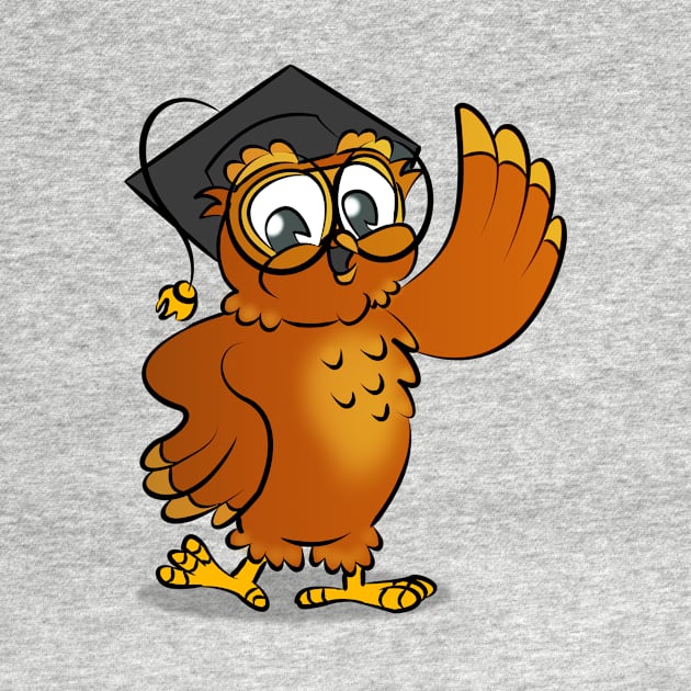 Cartoon Owl Design by PorinArt